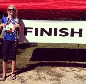 Day 5 finish line