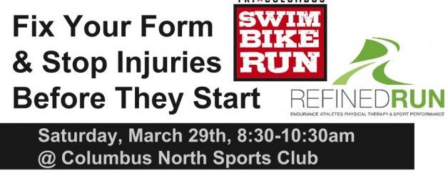 TriFit Clinic – Running Form / Injury Prevention – March 29th 8:30-10:30am